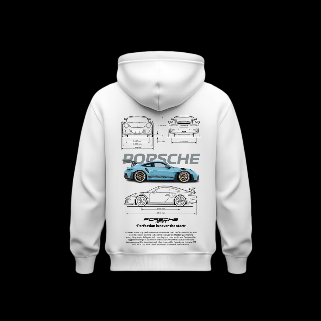 Hoodie Porsche 911 GT3 RS Turquesa