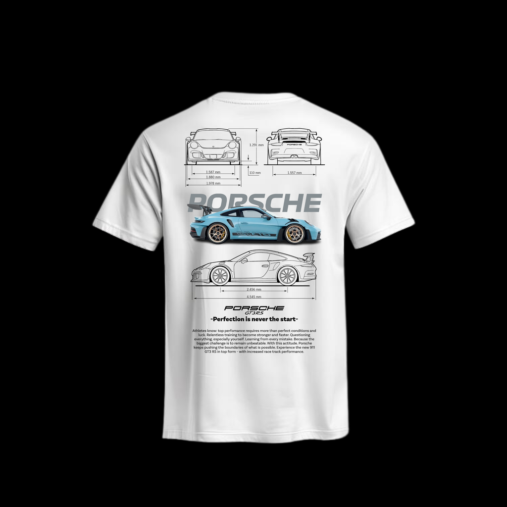 Camiseta Porsche 911 GT3 RS Turquesa